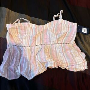 Shirt/Crop Top, Pink, Medium